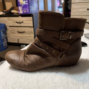 Jessica Cline 7.5 Women’s Ankle Boots With Zipper